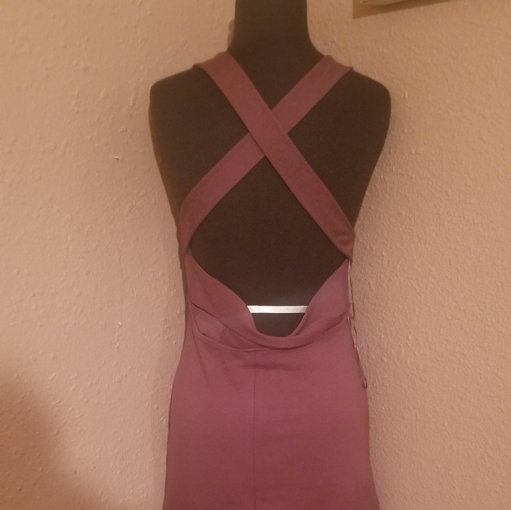 Mauve pencil dress **SOLD** - Picture 2 of 2